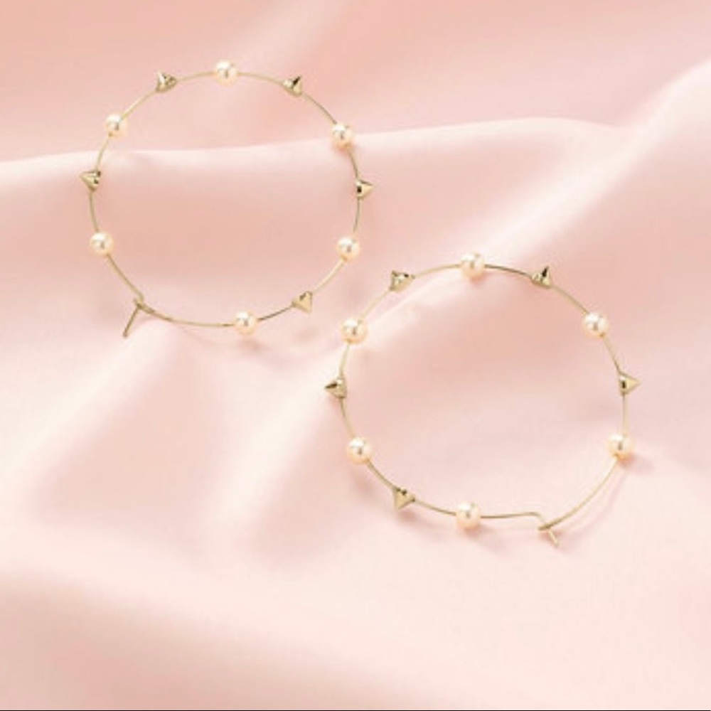 Stella & Dot Madison Hoop Earrings